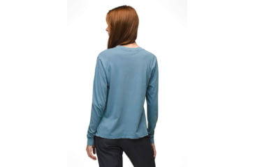 Image of prAna Everyday Vintage-Washed LS Tee - Womens, High Tide, XL, 2057021-400-XL