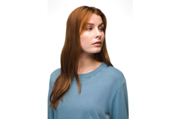 Image of prAna Everyday Vintage-Washed LS Tee - Womens, High Tide, XL, 2057021-400-XL