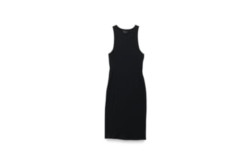 Image of prAna Foundation Rib Dress - Womens, Black Heather, M, 1971491-002-M