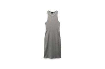 Image of prAna Foundation Rib Dress - Womens, Heather Grey, L, 1971491-020-L