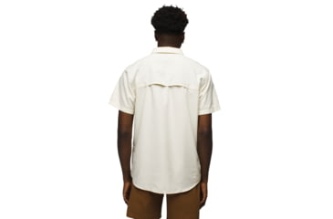Image of prAna Lost Sol Short Sleeve Shirt Standard Fit - Mens, Chalk, XXL, 1972351-101-ST-XXL