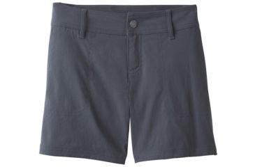 Image of prAna Revenna Short 5in Inseam Womens, Coal, 8, W3118RG12-COAL-8