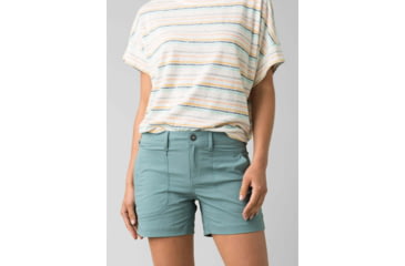 Image of prAna Revenna Short - Womens, Smoky Blue, 2, 7in, W3120LR40-SMBL-2