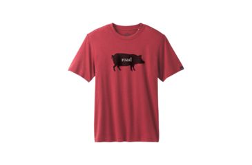 Image of prAna Road Hog Journeyman T-Shirt - Mens, Mulled Wine Heather, Large, M13181508-MWHT-L