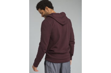 Image of prAna Smith Full Zip Hoodie - Mens, Black Cherry, X-Large, M21180472-BKCY-XL