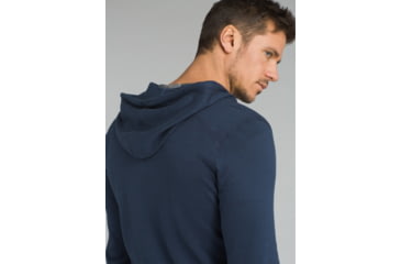 Image of prAna Smith Full Zip Hoodie - Men's, Equinox Blue, XXLarge, M21180472-EQBL-XXL