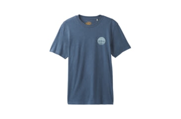 Image of prAna Transition Short Sleeve Mens, Denim Heather, Small, M11180470-DEHT-S