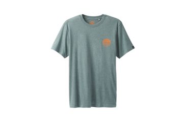 Image of prAna Transition Short Sleeve Mens, Starling Green Heather, Medium, M11180470-SRHT-M