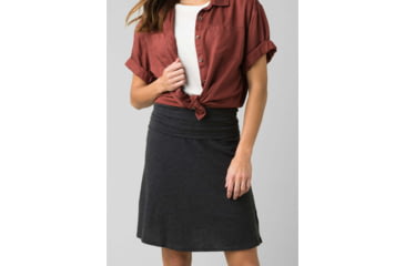Image of prAna Valencie Skirt - Womens, Black, Medium, W31202117-BLK-M