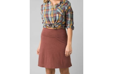 Image of prAna Valencie Skirt - Womens, Vino, Medium, W31202117-VINO-M