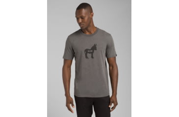 Image of prAna Wise Ass Journeyman Tee - Mens, Charcoal Heather, XXLarge, M11180479-CCHT-XXL