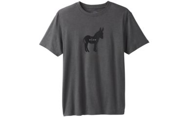 Image of prAna Wise Ass Journeyman Tee - Mens, Charcoal Heather, XXLarge, M11180479-CCHT-XXL
