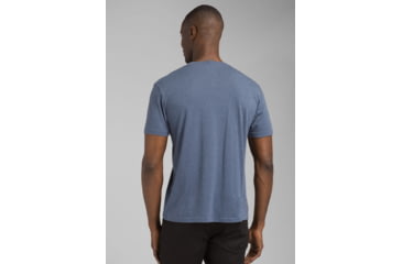 Image of prAna Wise Journeyman Tee - Mens, Denim Heather, Medium, M11180479-DEHT-M