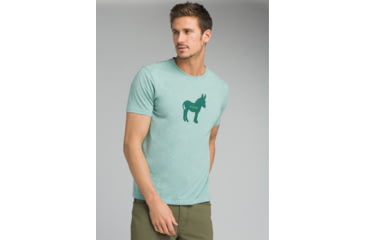 Image of prAna Wise Ass Journeyman Tee - Mens, Sweetwater Green Heather, XXLarge, M11180479-SGHT-XXL