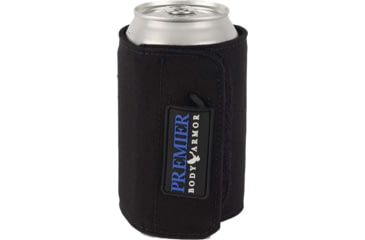 Image of Premier Body Armor Bulletproof Koozie, Level II, Black, One Size, Koozie-BLK