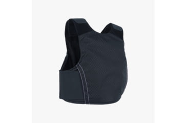 Image of Premier Body Armor Concealable Armor Vest w/ Level IIIA Plate - Womens, Black With Light Purple Stitching, Extra Large, CAV-F-BLACK-XL