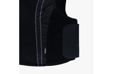 Image of Premier Body Armor Concealable Armor Vest w/ Level IIIA Plate - Women's, Black With Light Purple Stitching, Extra Large, CAV-F-BLACK-XL