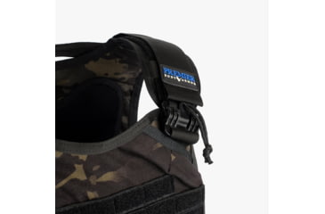Image of Premier Body Armor Core Plate Carrier w/ Level IIIA Cummerbund Armor, Multicam Black, 2XL, CMPC-MCB-2XL-IIIA