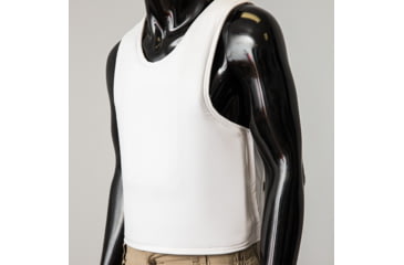 Image of Premier Body Armor Discreet Executive Level IIIA Buletproof Vest, White, Large, DISCREET-EXE-VEST-LEVELIIIA-White-L