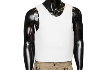 Image of Premier Body Armor Discreet Executive Level IIIA Buletproof Vest, White, Large, DISCREET-EXE-VEST-LEVELIIIA-White-L