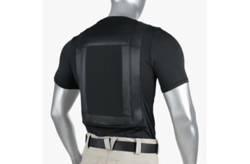 Image of Premier Body Armor Everyday Armor T-Shirt w/ Two Level IIIA Armor Panels, 7.75x12.75 inch, Black, Extra Large, EAT-BLACK-XL-SP-9099