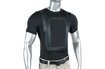 Image of Premier Body Armor Everyday Armor T-Shirt w/ Two Level IIIA Armor Panels, 7.75x12.75 inch, Black, Extra Large, EAT-BLACK-XL-SP-9099