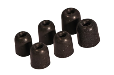 Image of Pro Ears HTBT Tips 3 Pairs Per Bag, Black, Extra Small, PEEBHTBTTIPXS