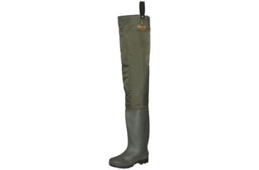 Image of Proline Green River Nylon Hip Wader - Rubber Sole - Men's, Green, US 11 71301-11