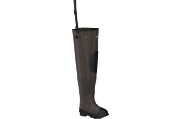 Image of Proline Stream Rubber Hip Wader - Rubber Outsole - Youth, Dark Brown, 10 2011-Y-L-10