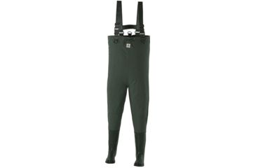 Image of Proline Twin River 2-Ply Chest Wader - Rubber Outsole - Men's, Dark Green, US 10 72101-L-10