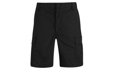 Image of Propper BDU Poly Cotton Battle Rip Shorts w/ Zipper Fly, Small, Black