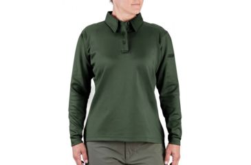 Image of Propper I.C.E. Performance Polo Long Sleeve - Womens, Dark Green, Large, F535772311L