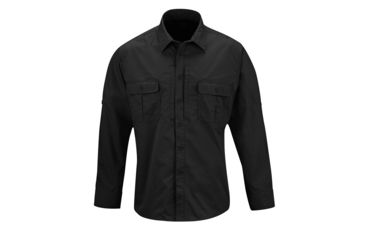 Image of Propper Kinetic Long Sleeve Shirt - Mens, Black, Medium, Regular, F53714X001M2