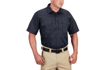 Image of Propper RevTac Stretch Tactical Short Sleeve Shirt - Mens, LAPD Navy, S, F531405450S