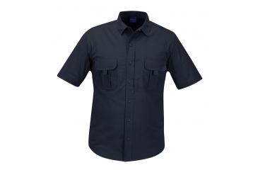 Image of PROPPER Summerweight Tactical Mens Short Sleeve Shirt, LAPD Navy, 4XL F53743C4504XL