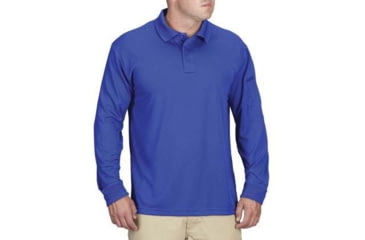 Image of Propper Uniform Long Sleeve Polo - Mens, Cobalt Blue, XS, F53564C452XS
