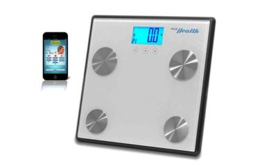 Image of Pyle Bluetooth Digital Weight And Personal Health Scale, Silver PHLSCBT4WT