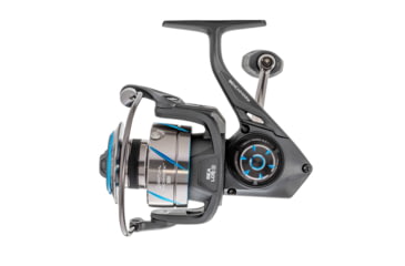 Image of Quantum Benchmark Spinning Reel and Rod Combo, 7ft, 1-PC, Medium-Light, Fast Rod, Graphite Composite Blank, SZ 3000 Reel, 5+1 Bearings, 6.2-1 Ratio, Silver/Blue, BK3000701ML815.P2