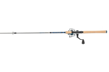 Image of Quantum Strive Spinning Reel and Rod Combo, 7ft, 1-PC, Light, Fast Rod, Graphite Composite Blank, SZ 2500 Reel, 4+1 Bearings, 6.2-1 Ratio, Silver/Blue, SV2500701L612.P2