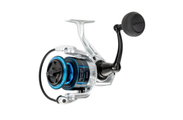 Image of Quantum Strive Spinning Reel and Rod Combo, 7ft, 1-PC, Medium, Fast Rod, Graphite Composite Blank, SZ 5000 Reel, 4+1 Bearings, 5.6-1 Ratio, Silver/Blue, SV5000701M1220.P2