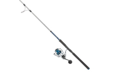 Image of Quantum Strive Spinning Reel and Rod Combo, 7ft, 1-PC, Medium, Fast Rod, Graphite Composite Blank, SZ 5000 Reel, 4+1 Bearings, 5.6-1 Ratio, Silver/Blue, SV5000701M1220.P2