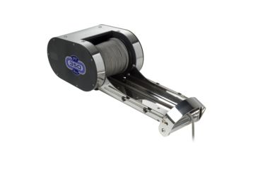 Image of Quick 350 Pontoon Windlass w/Stainless Steel Bow Roller &amp; 20lb Rubber Coated Anchor PTR 44120