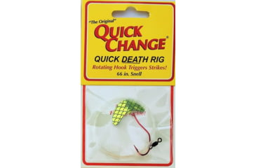 Image of Quick Change Quick Death- 1in Wing Rig- SZ 2 Quick Death Hook- 66in 14# test - Chart., QW3
