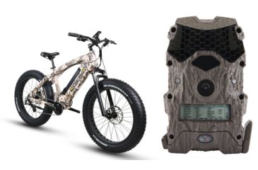 Image of QuietKat Camo Ambush 750W Electric Bike w/ Mirage 16 Lightsout Trail Camera