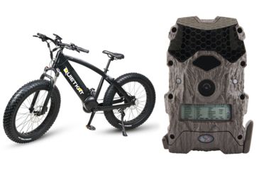 Image of QuietKat Charcoal Apex 1000W Electric Bike w/ Mirage 16 Lightsout Trail Camera