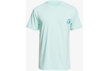 Image of Quiksilver Heritage Short Sleeve UPF 50 Surf Tee - Mens, Beach Glass, Medium, EQYWR03236-GCZ0-M