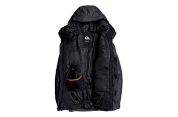 Image of Quiksilver Mission Snow Jacket - Mens, Black, Medium, EQYTJ03221-KVJ0-M