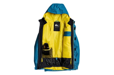 Image of Quiksilver Mission Snow Jacket - Mens, Lyons Blue, Medium, EQYTJ03221-BSE0-M