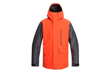 Image of Quiksilver Mission Snow Jacket - Mens, Poinciana, Large, EQYTJ03221-NZG0-L