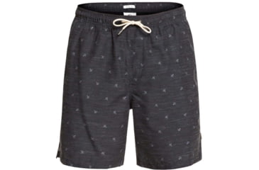 Image of Quiksilver Waterman Airbourne Fishes 18 Volleys Shorts - Mens, Black, Medium, EQMJV03058-KVJ6-M
